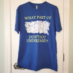 Next Level Apparel Mens Large Hockey Graphic Tee